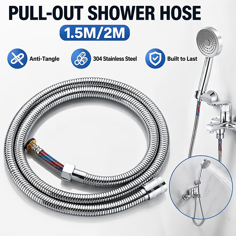 Flexible Hose Braided - Tuyau de douche tressé en acier