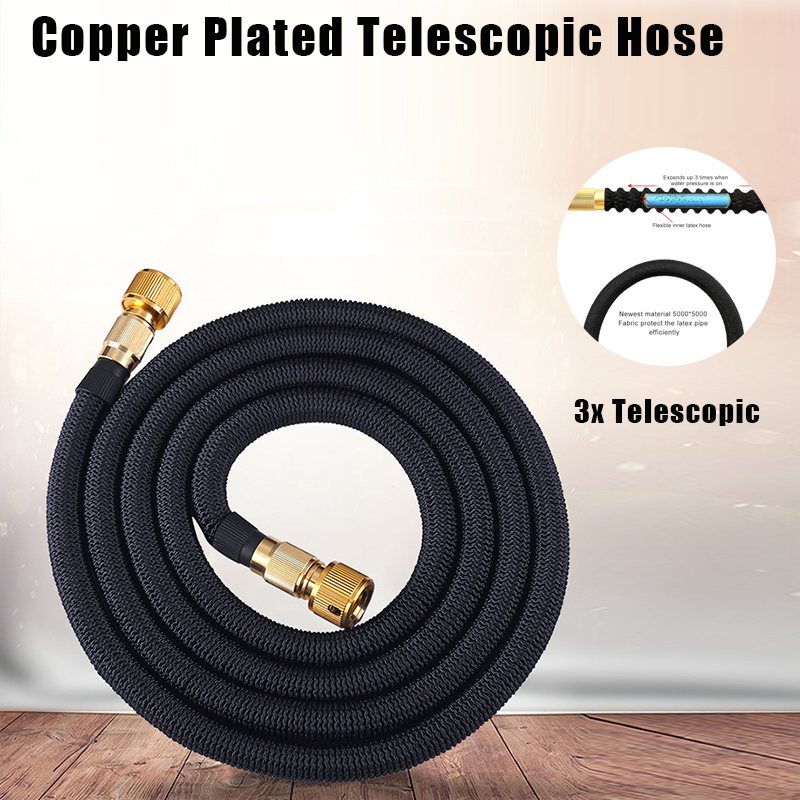 Flexible Hose Braided - Tuyau d'arrosage extensible - Haute résistance,
