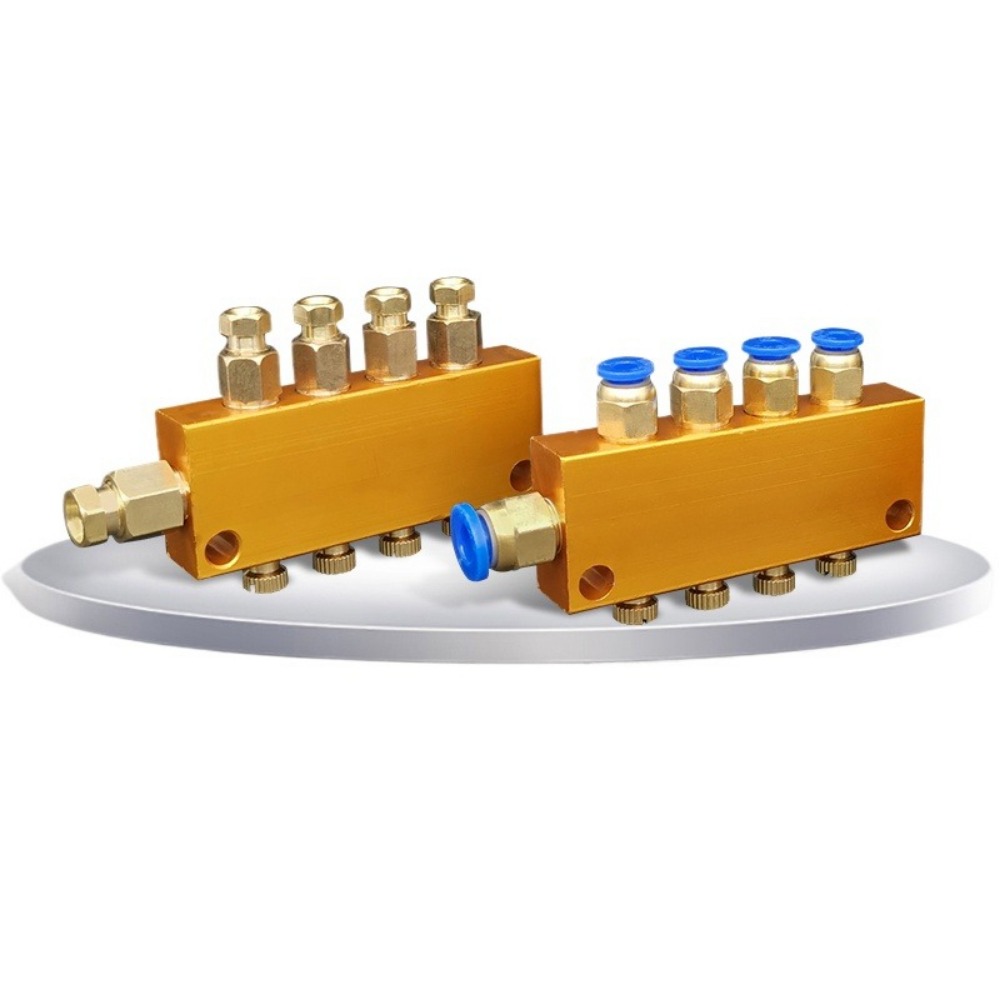 Compression Fitting Brass - Distributeur de Piston d'huile lubrifiante en